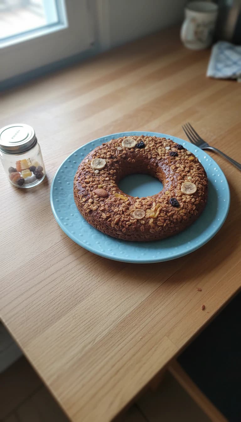 Bolo Integral de Laranja e Maçã