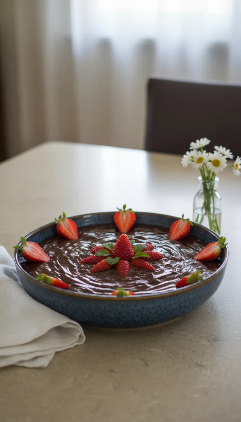 Bombom de Morango em Camada