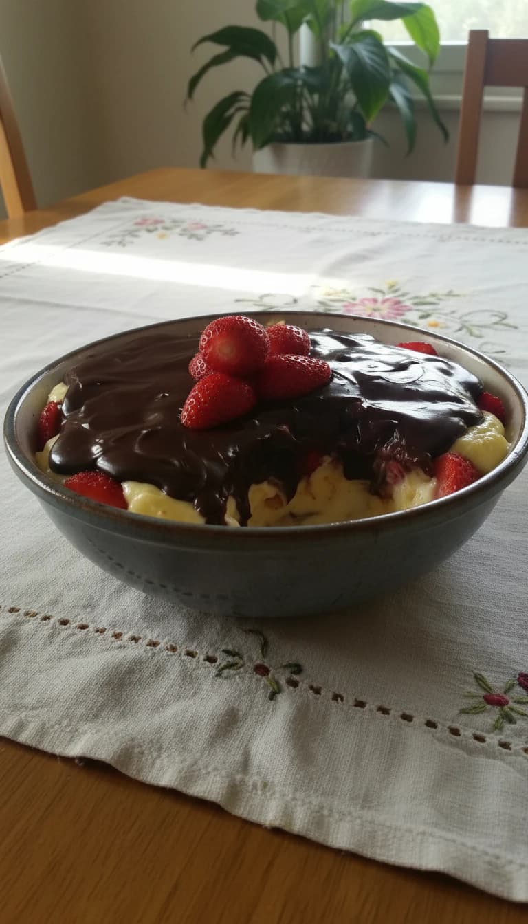 Bombom de Morango em Camada