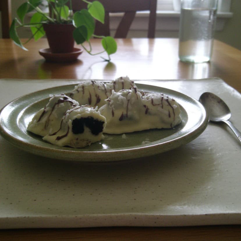 Bombons de Ameixa com Recheio de Coco