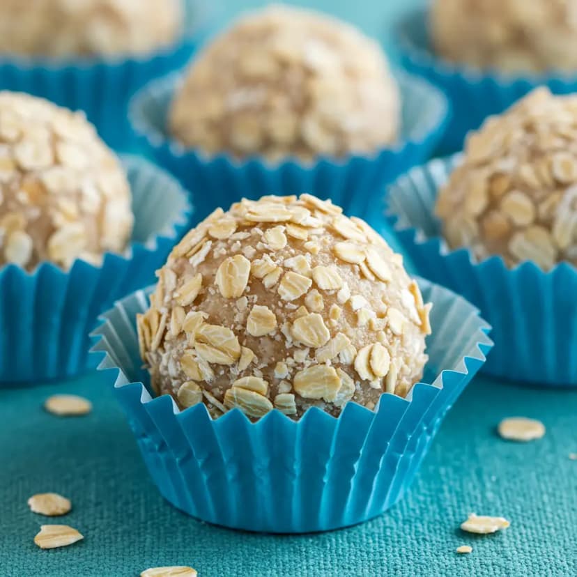 Brigadeiro Branco de Aveia