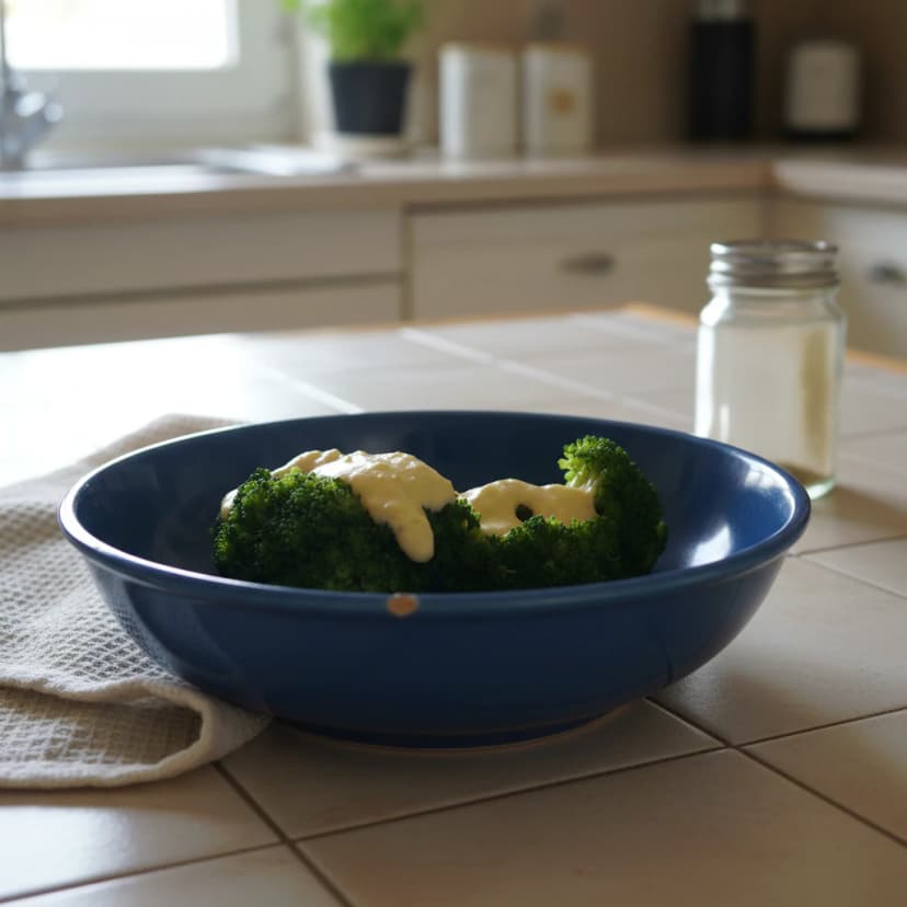 Brócolis ao Creme de Milho