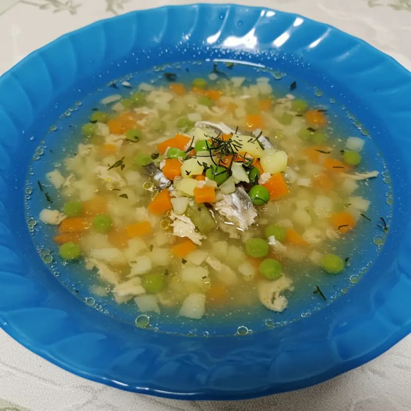 Caldo de Peixe com Legumes