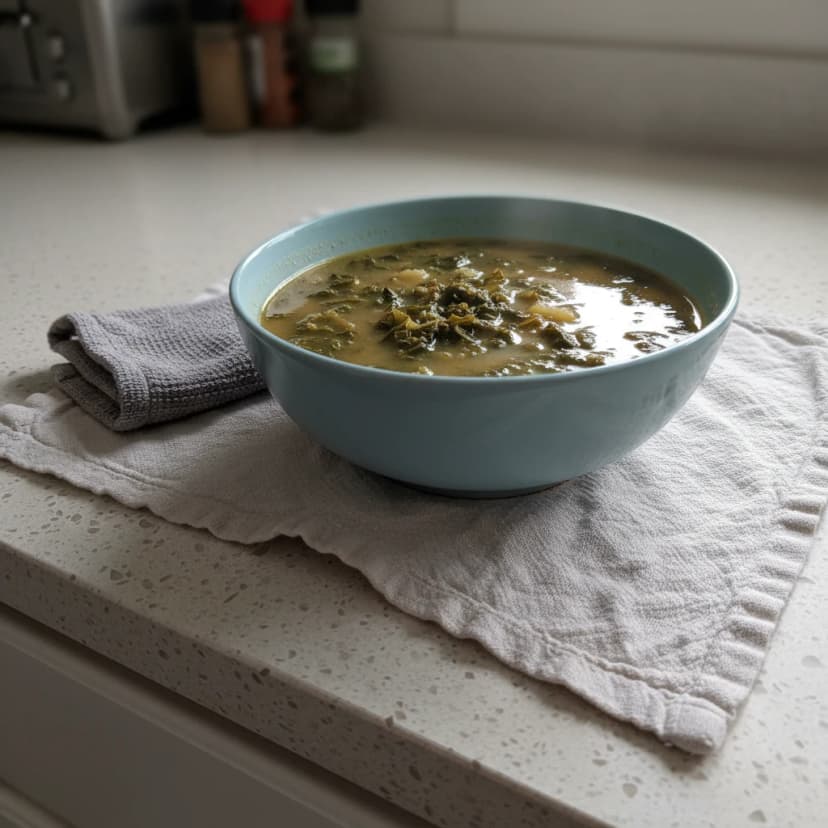 Caldo verde vegetariano