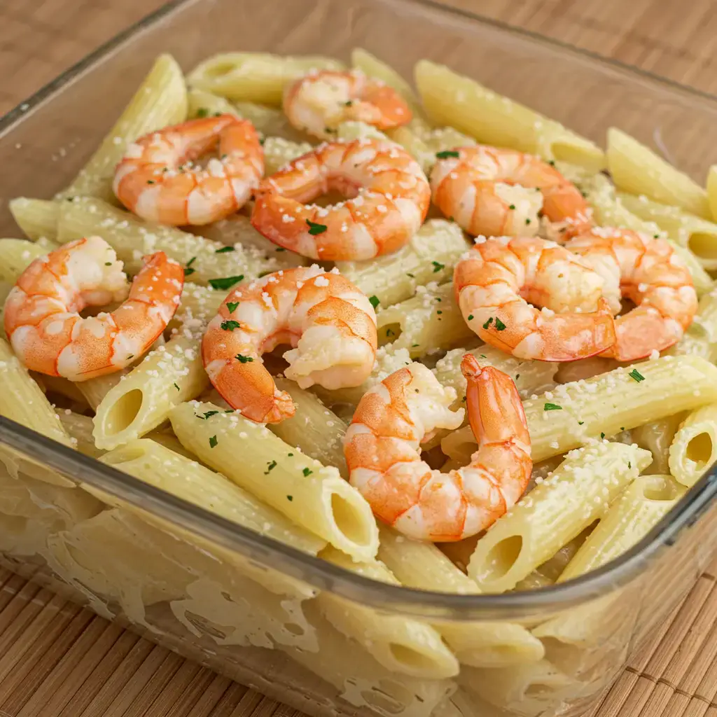 Camarões ao Molho de Gorgonzola