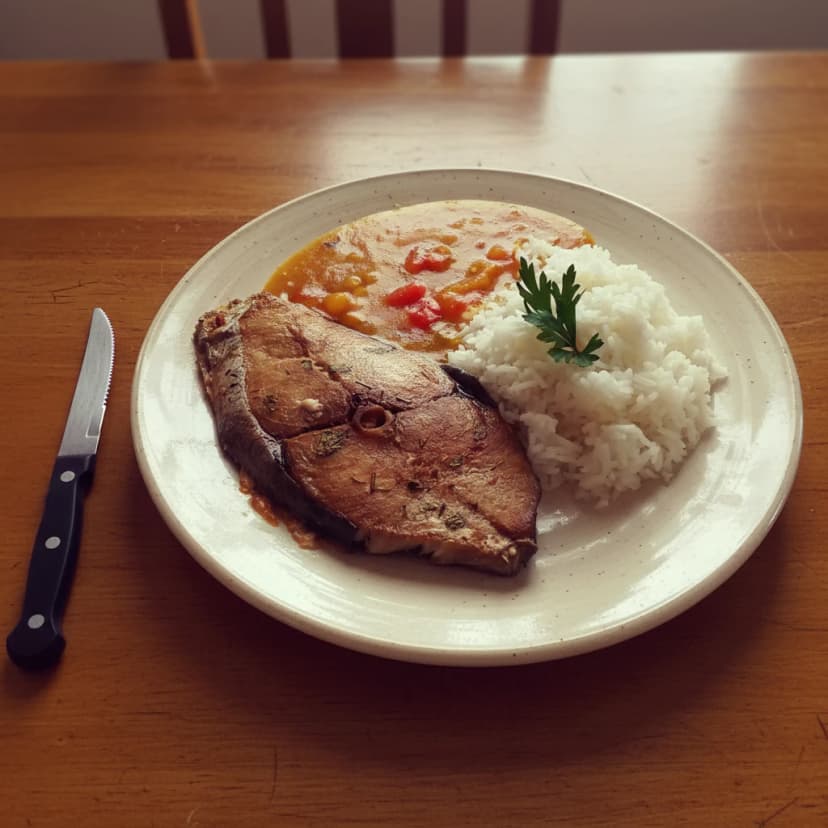 Cavala Assada no Micro-ondas