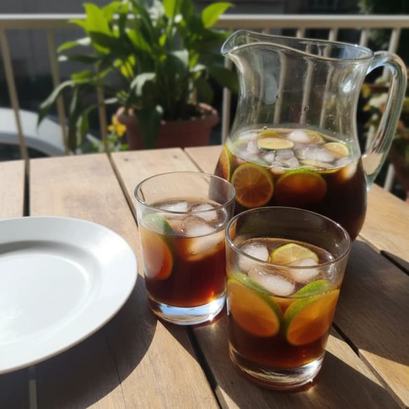 Chá Mate Gelado Refrescante