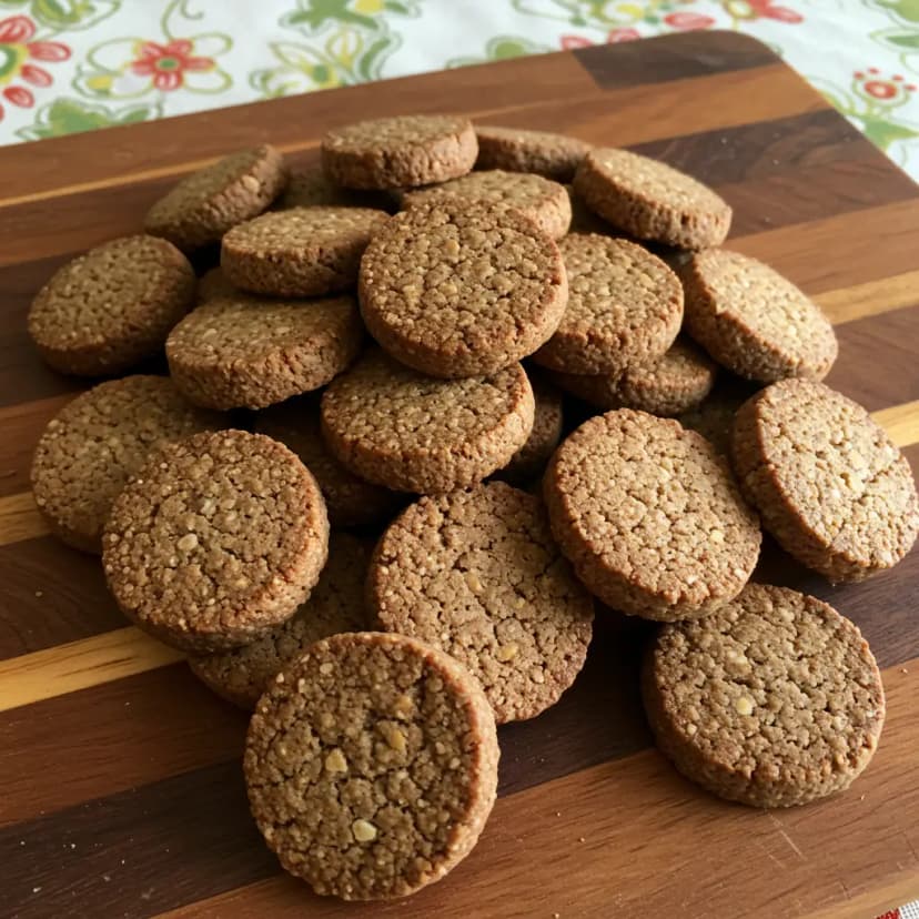 Cookies de Nozes com Açúcar Mascavo