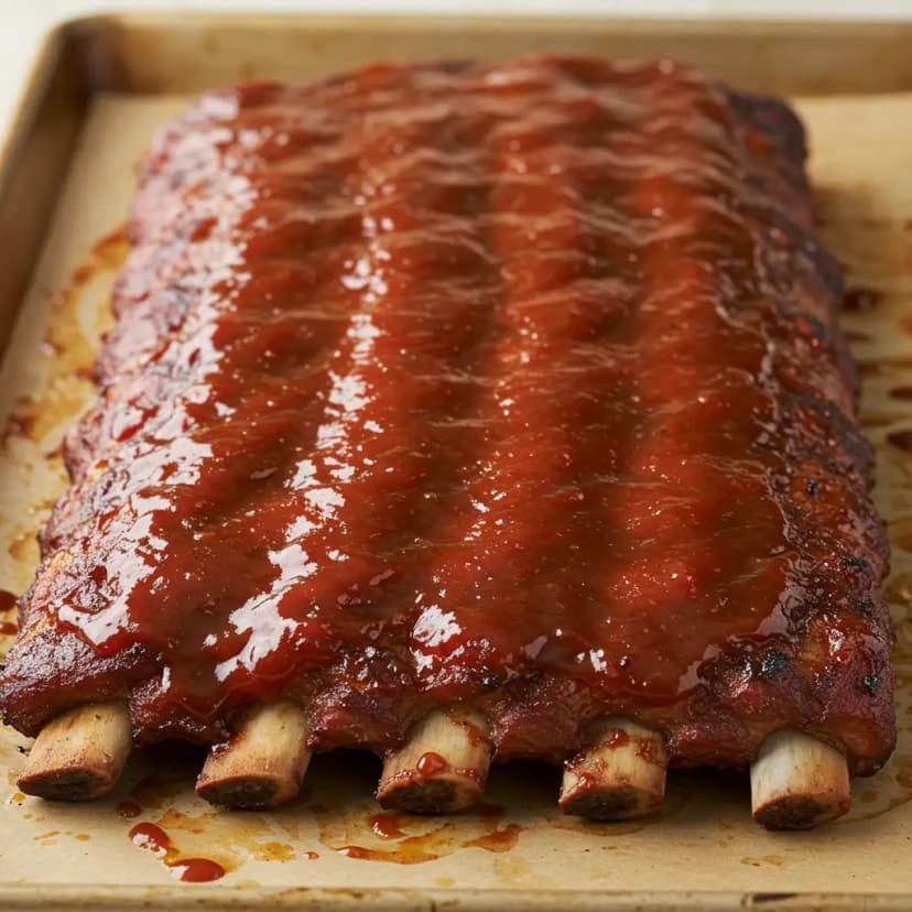 Costela de Porco ao Molho Barbecue
