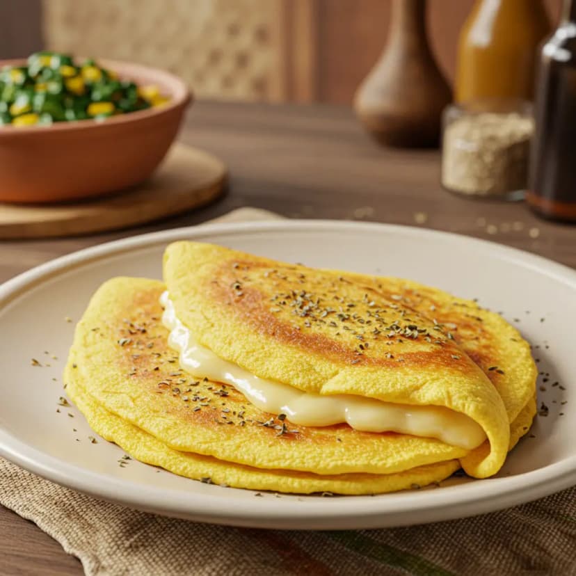 Crepioca de Queijo e Orégano