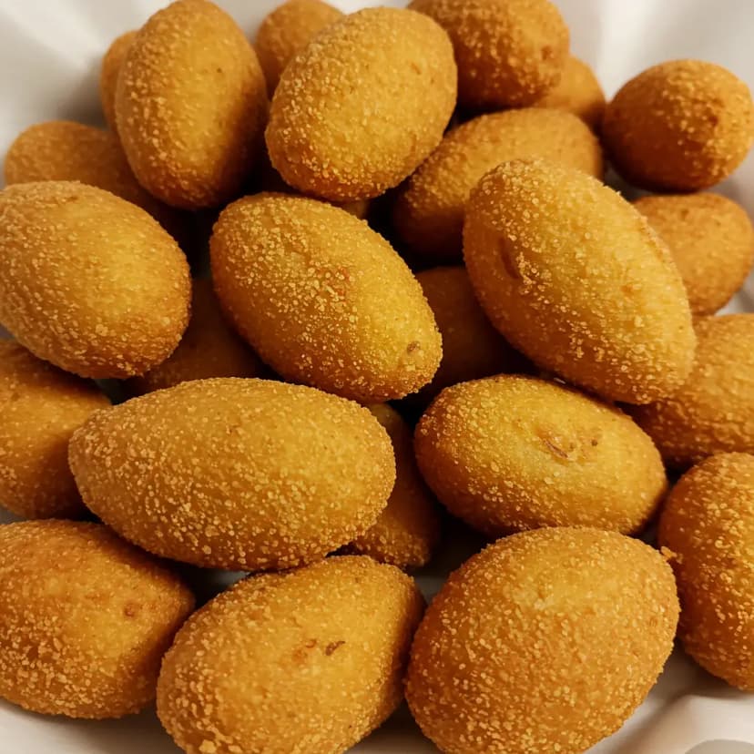 Croquetes de Cabeça de Camarão
