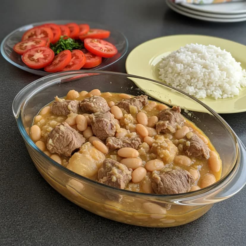 Dobradinha Caseira com Charque