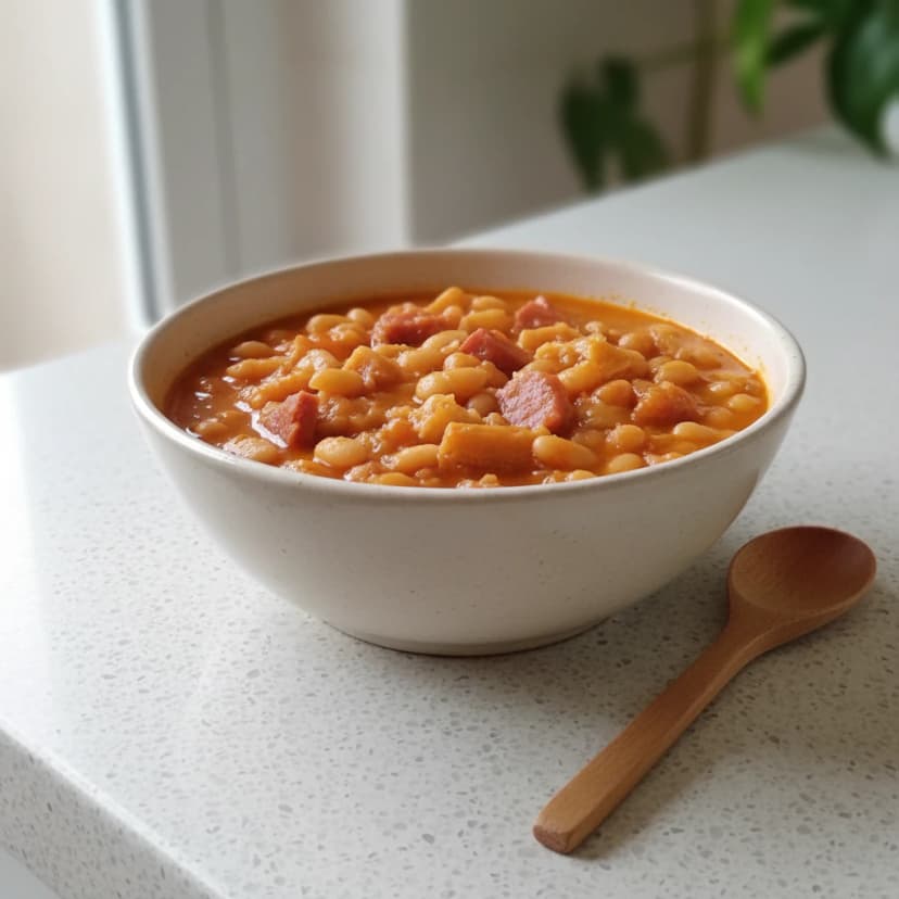 Dobradinha com Feijão Branco