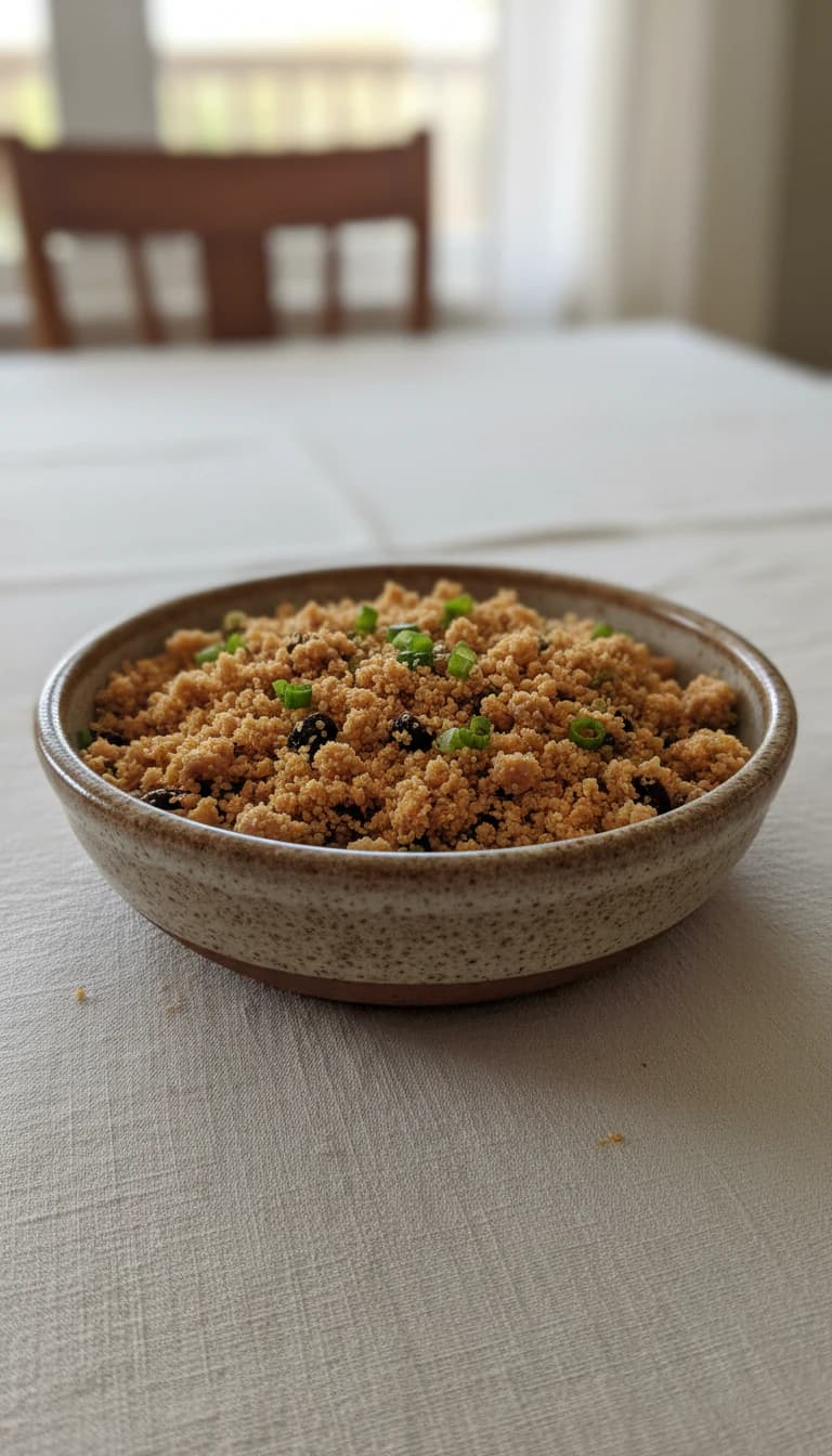 Farofa Completa de Bacon e Frutas