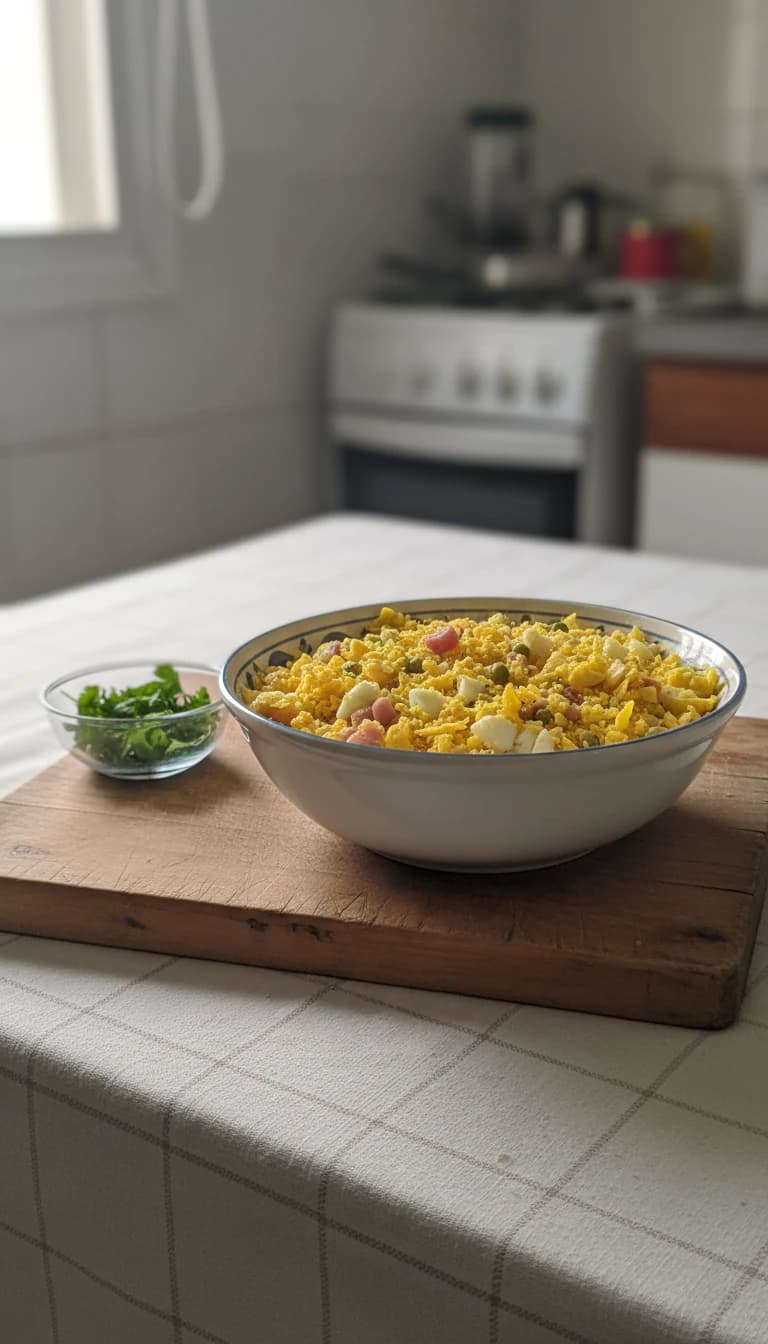 Farofa Crocante com Bacon e Azeitona