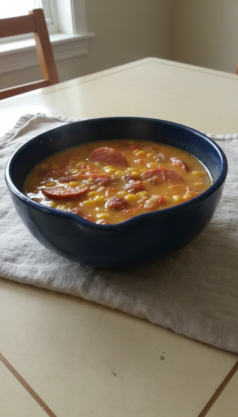 Feijoadinha Cremosa de Milho Verde