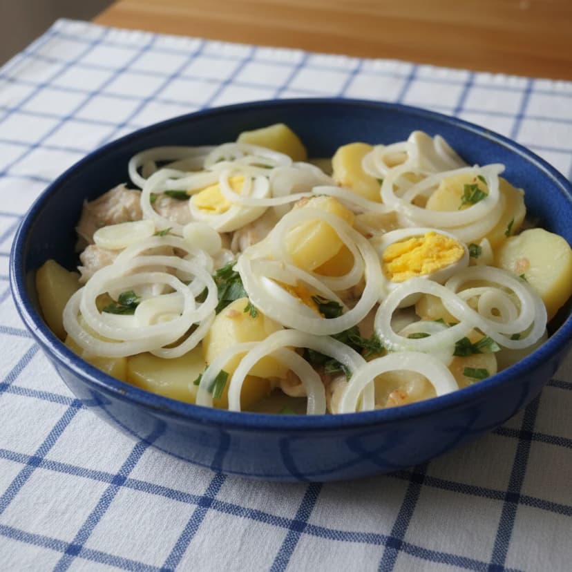 Filé de merluza à Gomes de Sá