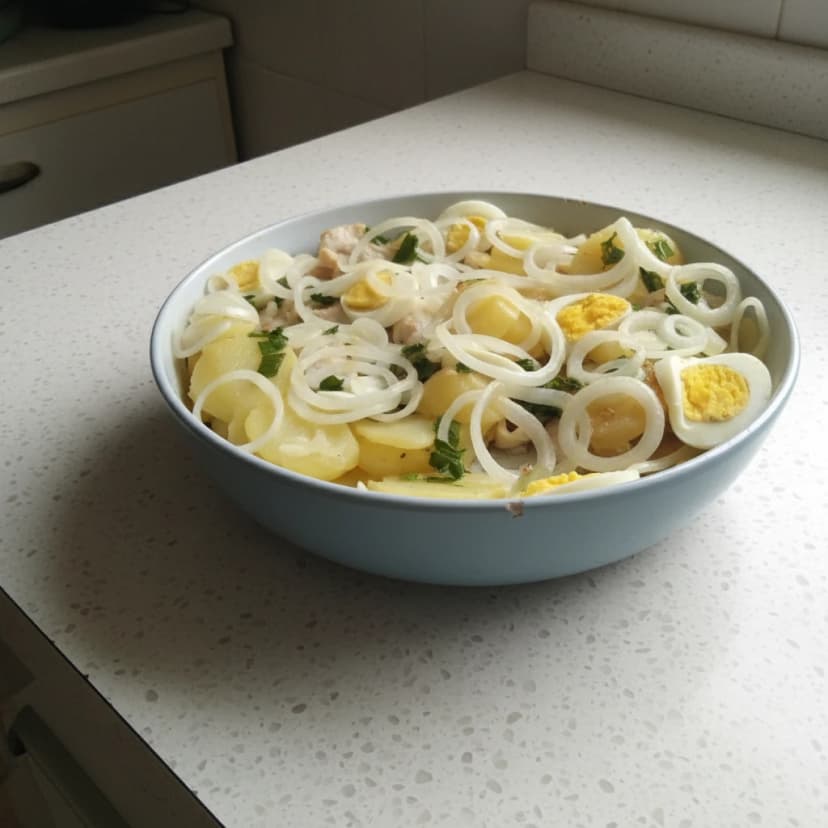 Filé de Merluza ao Azeite com Batata