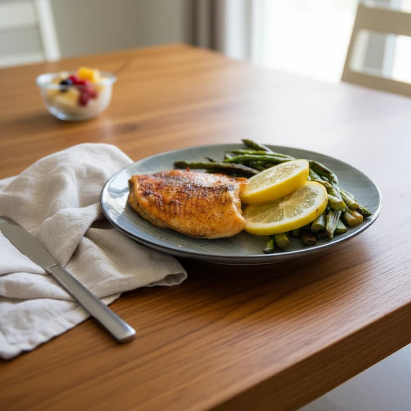 Filé de Tilápia Assado na Air Fryer