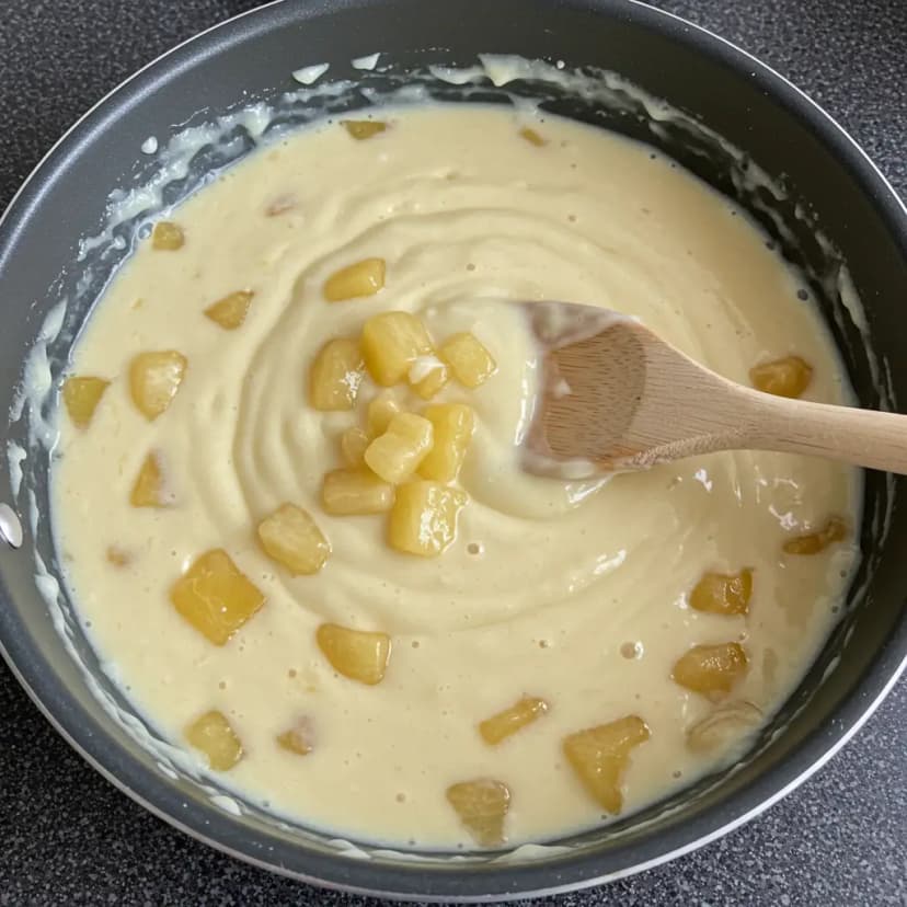 Gelado Cremoso de Abacaxi