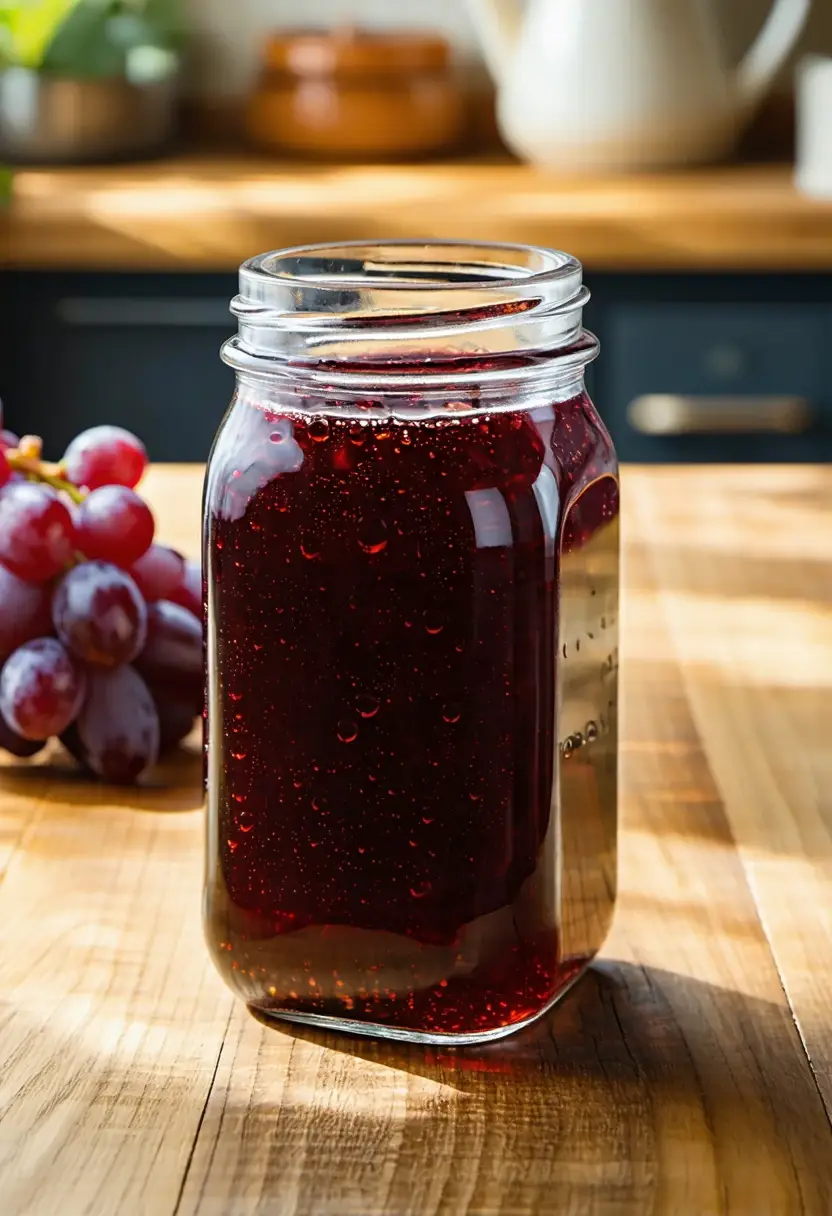 Geleia de Uva Sem Açúcar