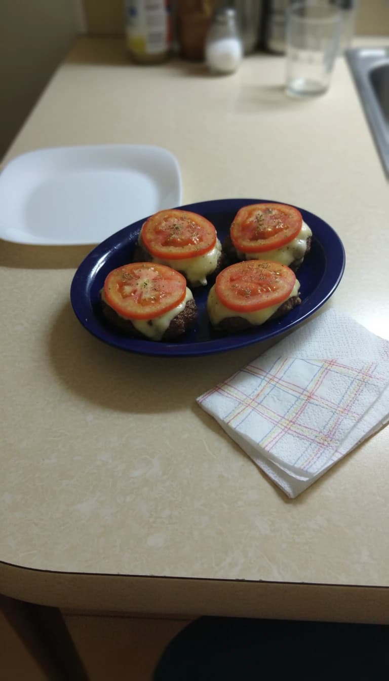 Hambúrguer Caseiro Assado