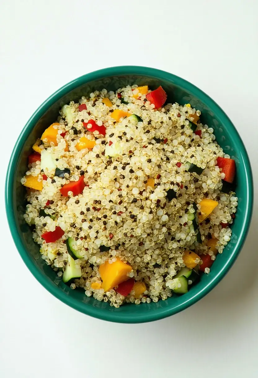 Salada Saudável de Quinoa e Legumes