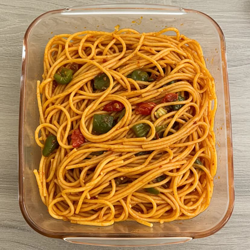 Macarrão com creme de leite