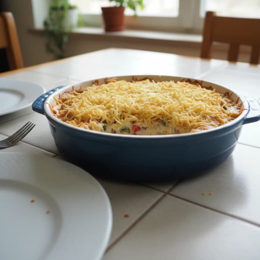 Macarrão Gratinado ao Creme de Leite