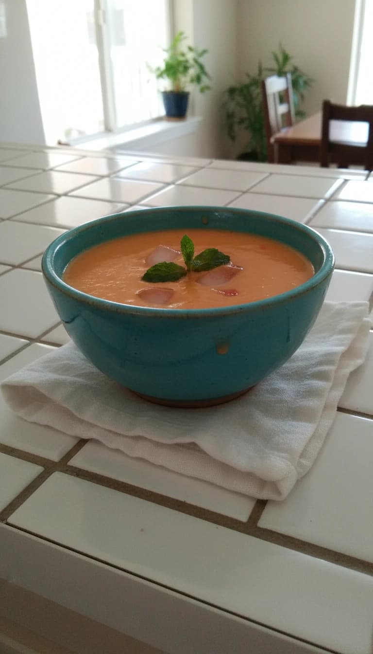 Mamão com Sorvete e Granola