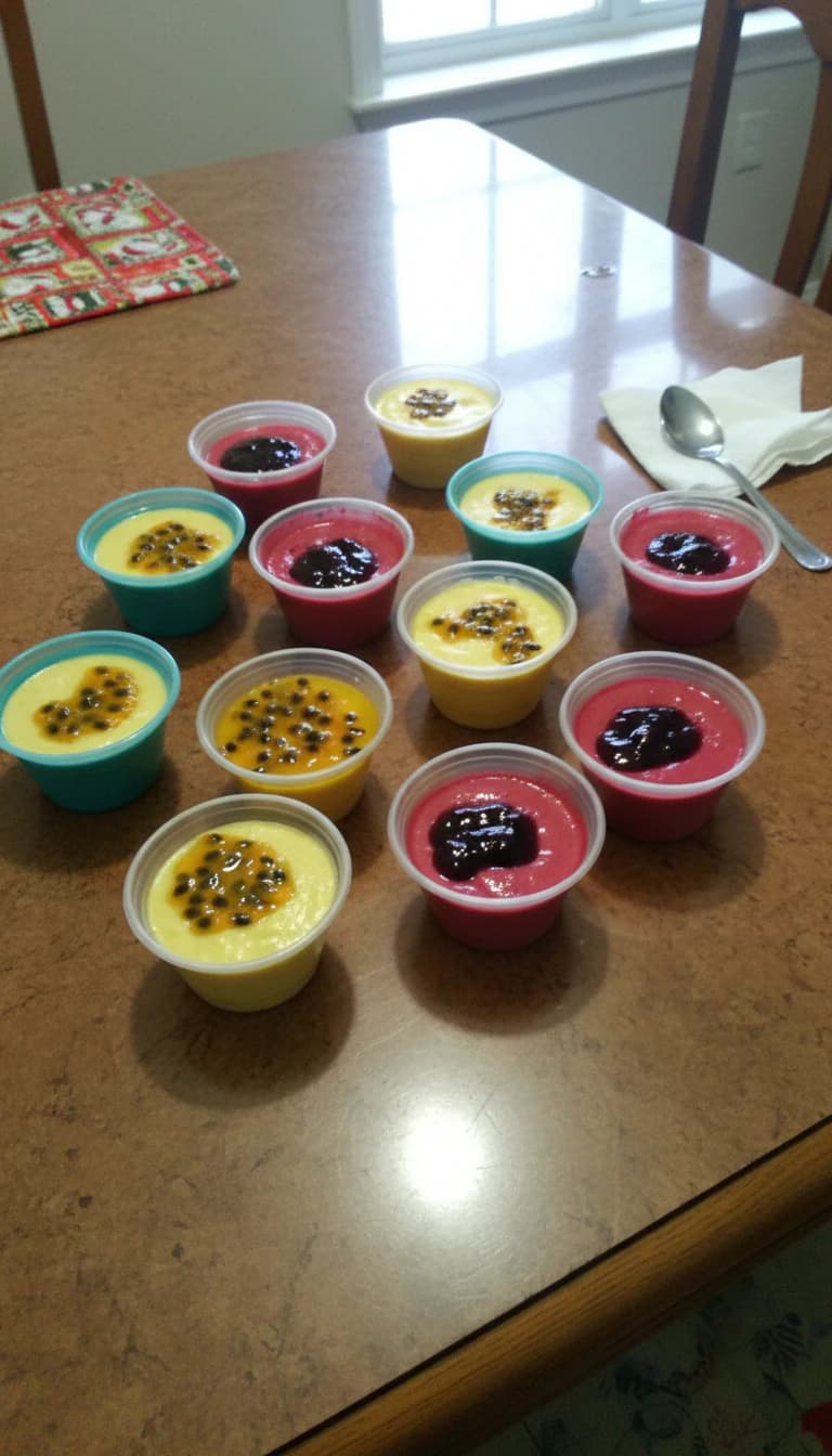 Mousse de Frutas Vermelhas Sem Lactose