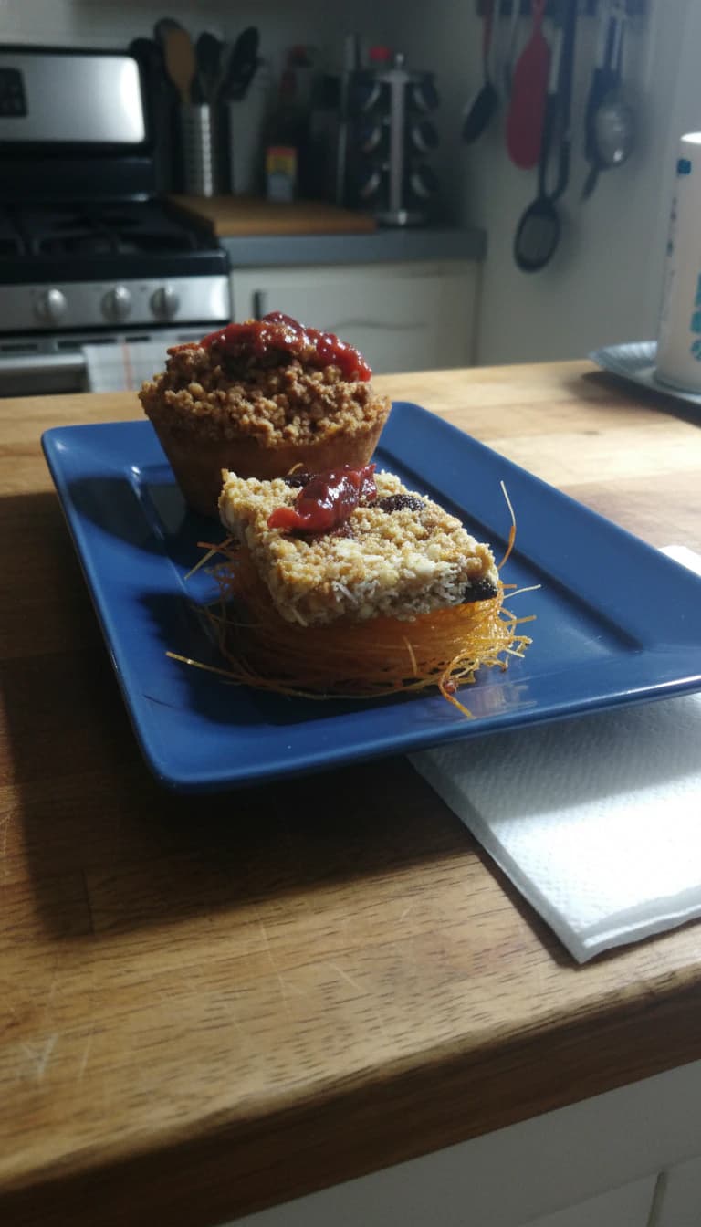 Muffin de Granola com Maçã