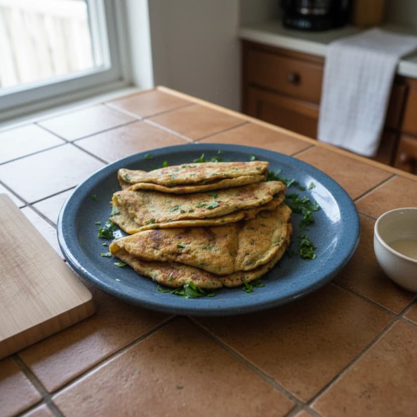 Omelete de Atum com Cheiro Verde