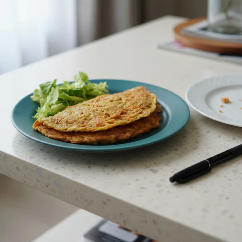 Omelete de Aveia com Legumes