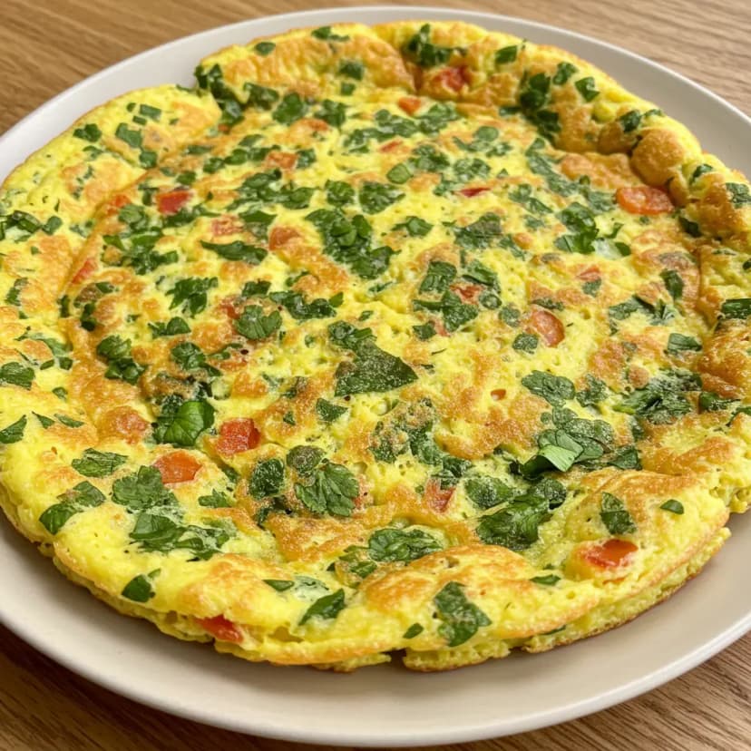 Omelete de Claras com Legumes