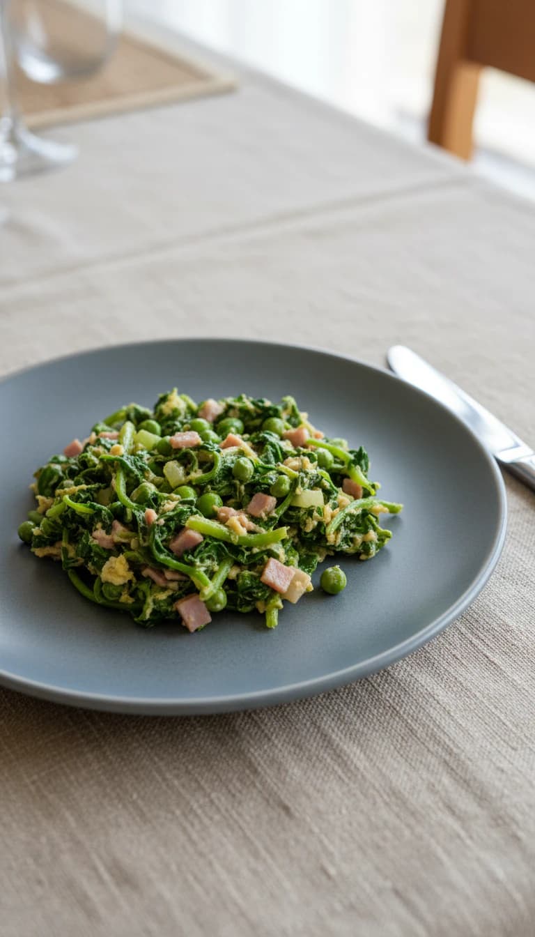 Omelete de Folhas de Nabo