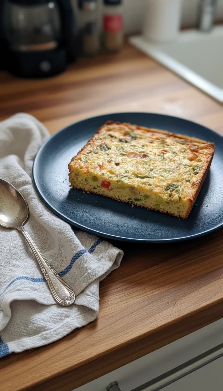 Omelete de Queijo e Alho-Poró