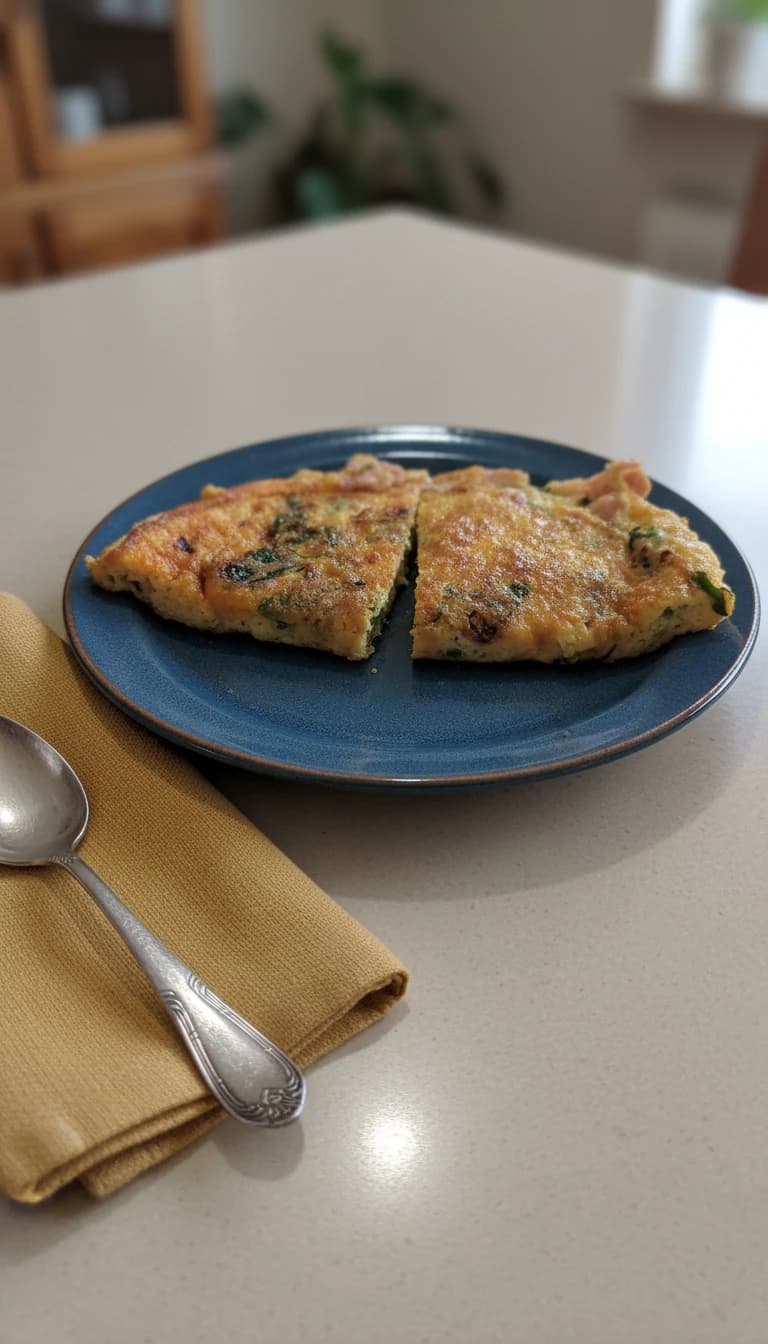 Omelete de Queijo e Presunto