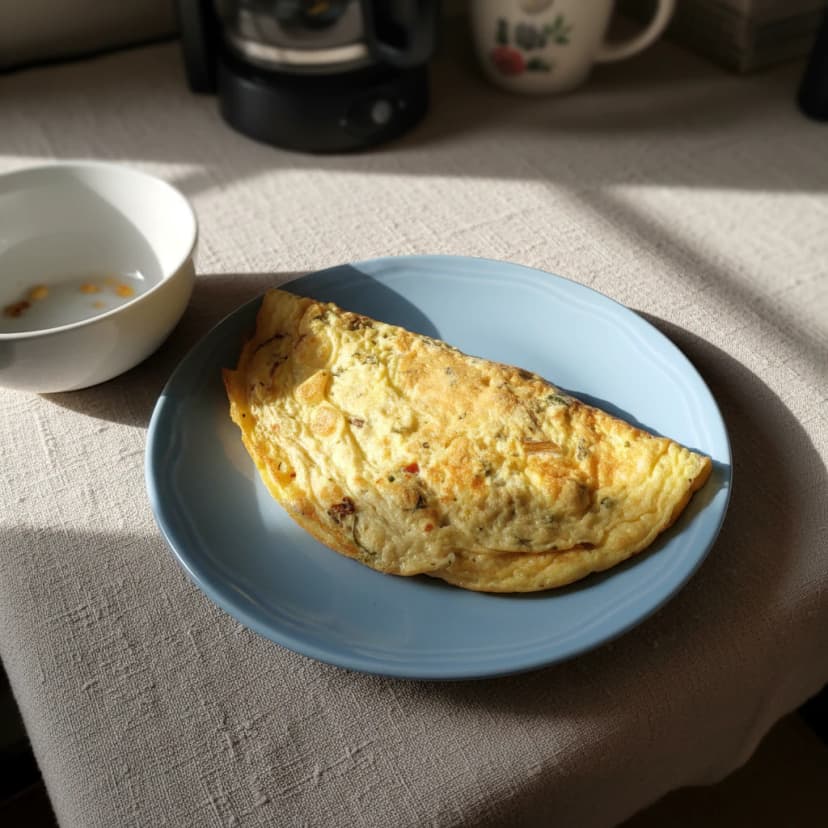 Omelete Saborosa para o Café da Manhã
