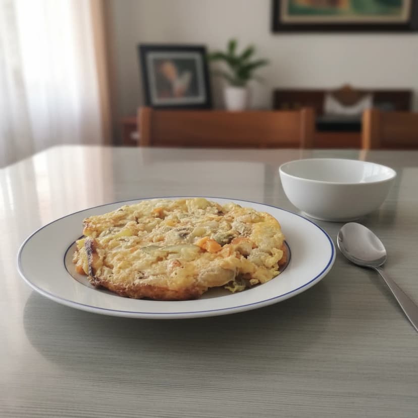 Omelete Saudável de Legumes