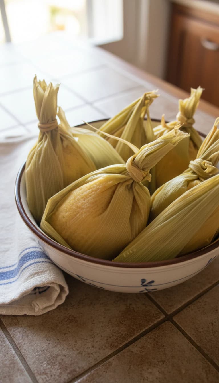 Pamonha Light de Milho Verde