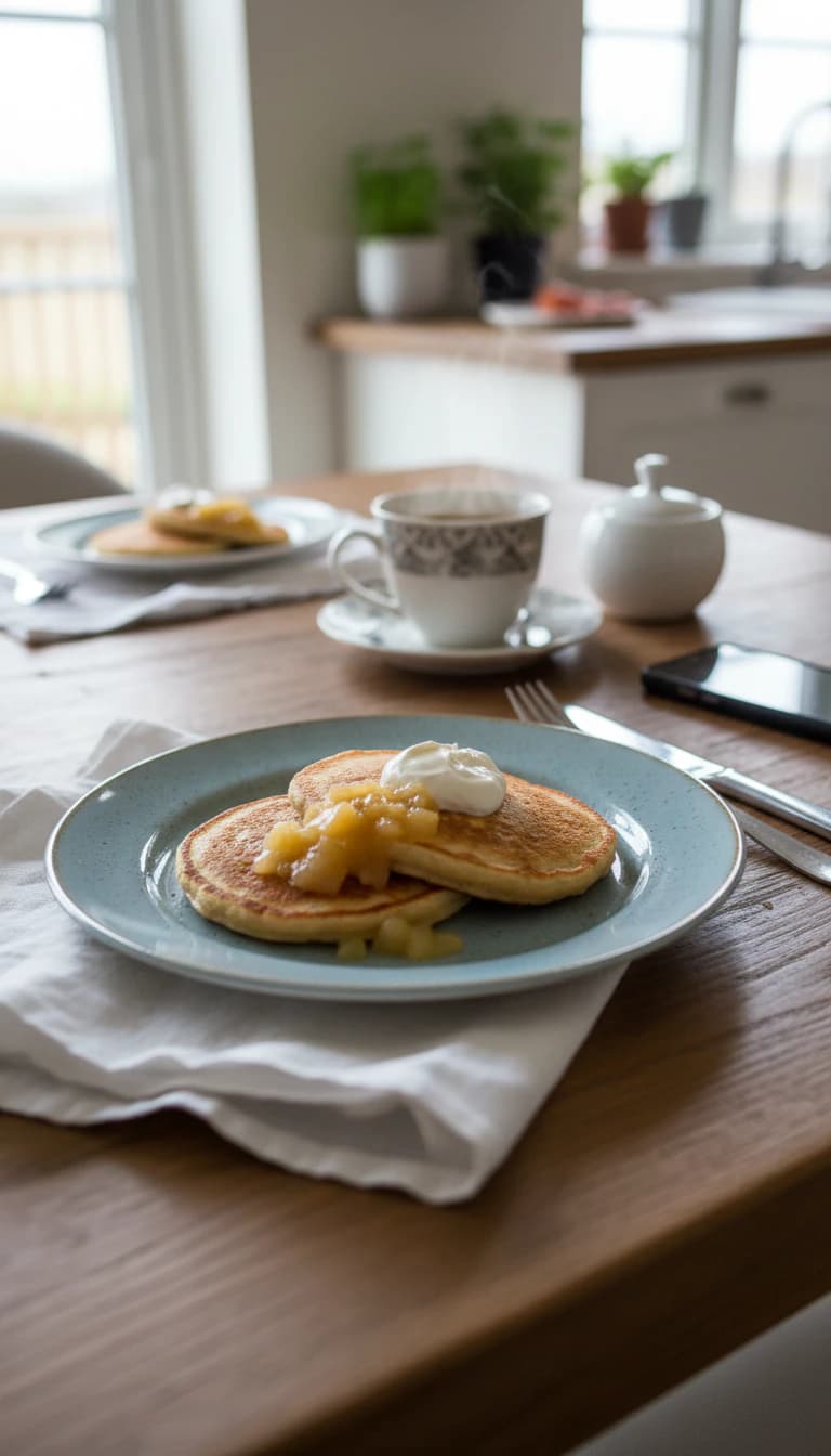 Panquecas de Biscoito Integral