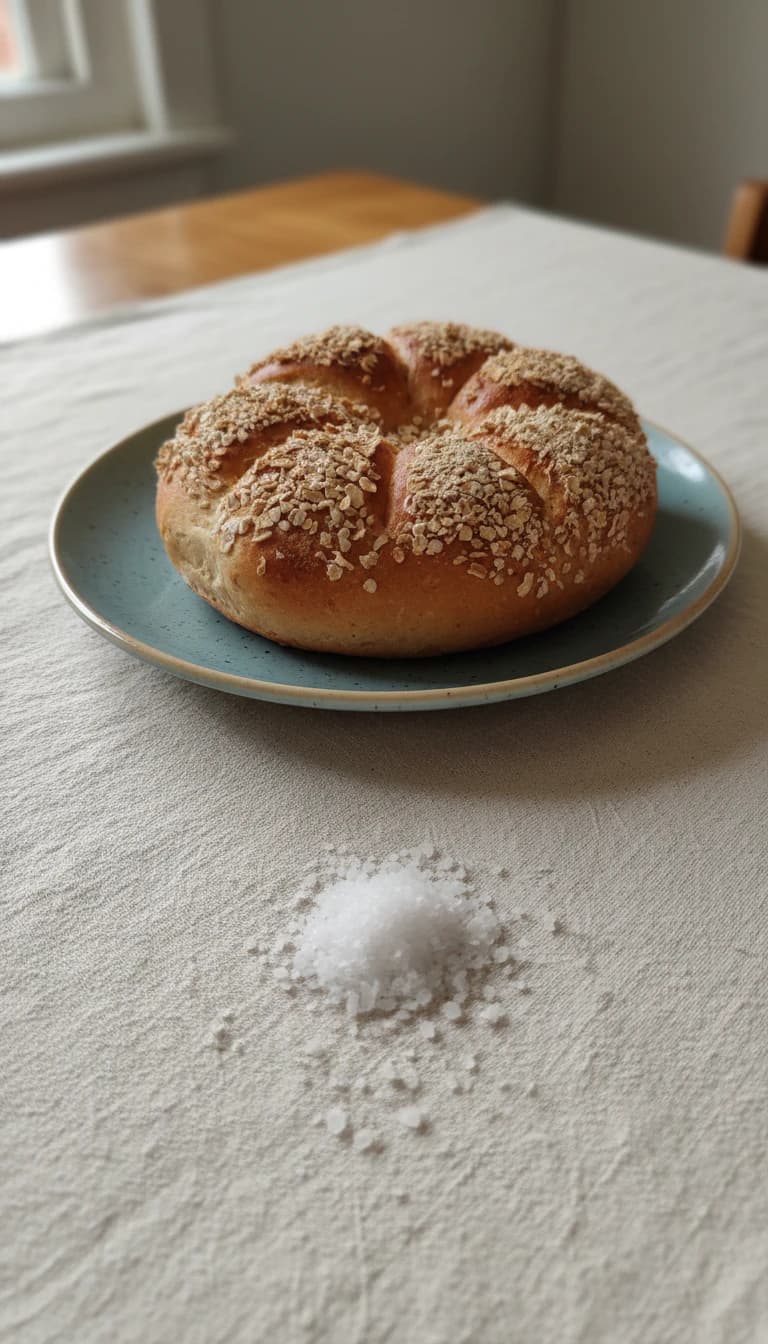 Pão Artesanal de Chá Verde e Aveia