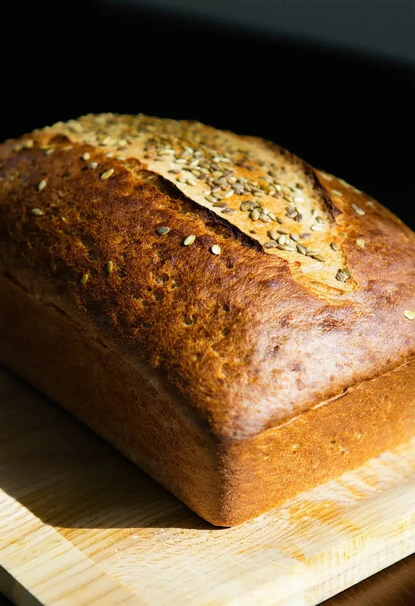 Pão Caseiro Integral com Sementes