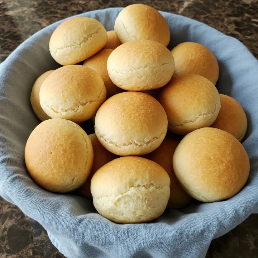 Pão de Batata e Nata Recheado