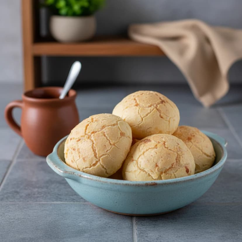 Pão de queijo super fácil