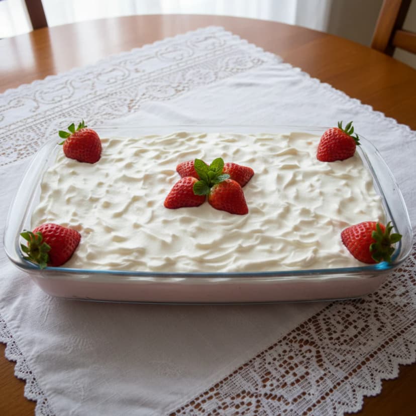 Pavê Rápido de Morango