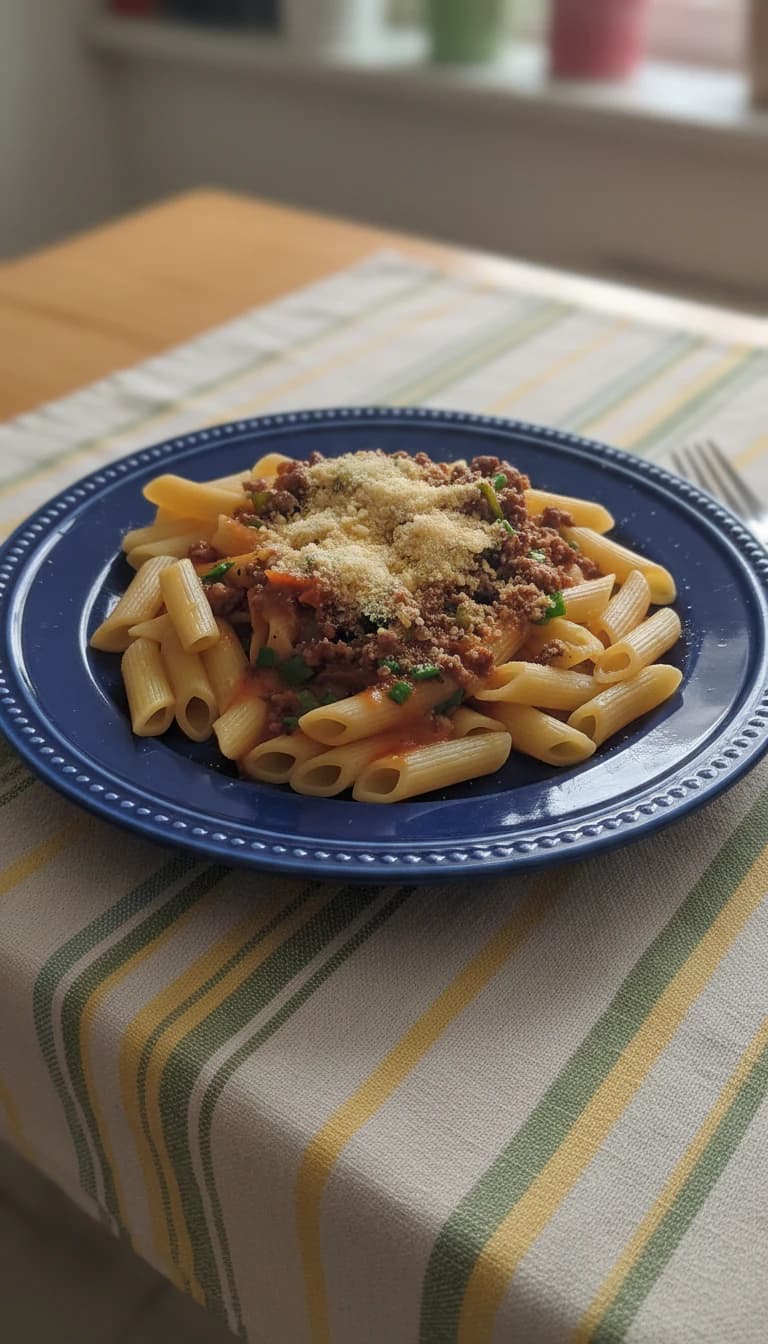 Penne à Bolonhesa