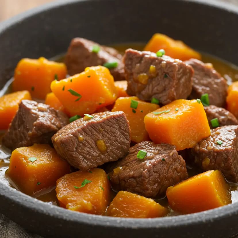 Pernil com Abóbora Caipira