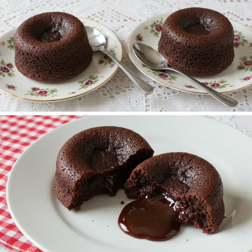Petit Gateau de Chocolate